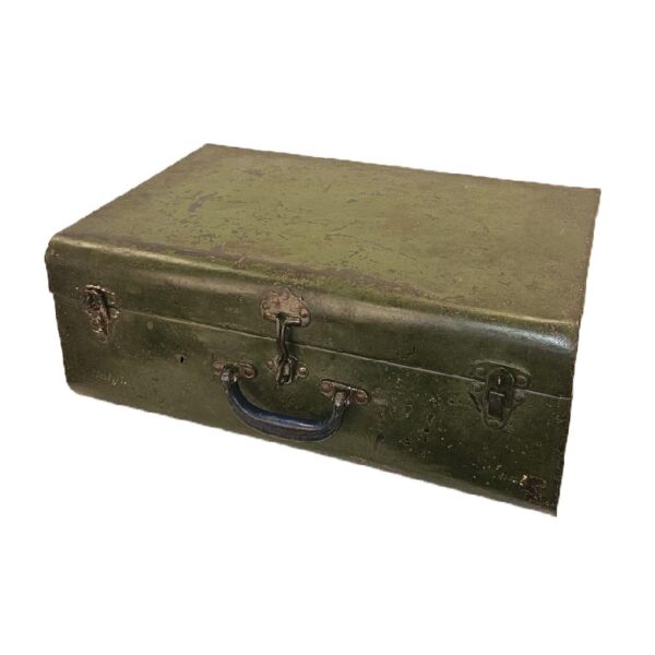 vintage metalen koffer geschikt voor hangslot
