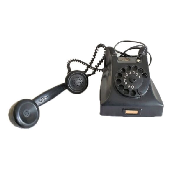 ericsson ruen zwarte vintage bakelieten telefoon met hoorn