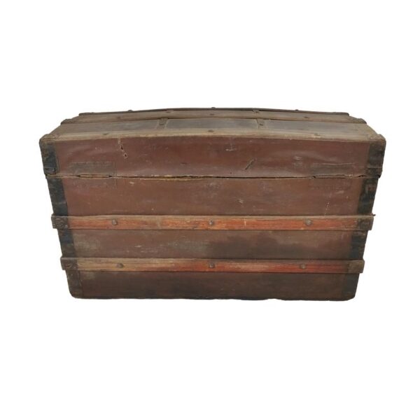 houten zeldzame kist met klep uit portugal