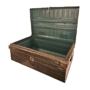 klassiek vintage afsluitbare ijzeren koffer