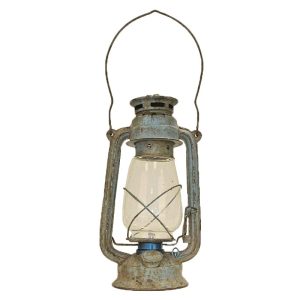 Vintage olielamp bedoeld als accessoires voor in je industrieel interieur.