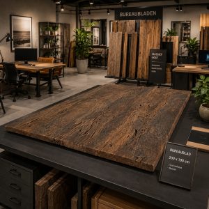 Reclaimed woord gebruikt hout industrieel en boho.