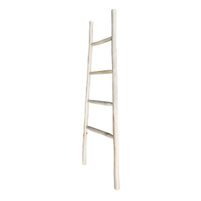deco ladder teak natural